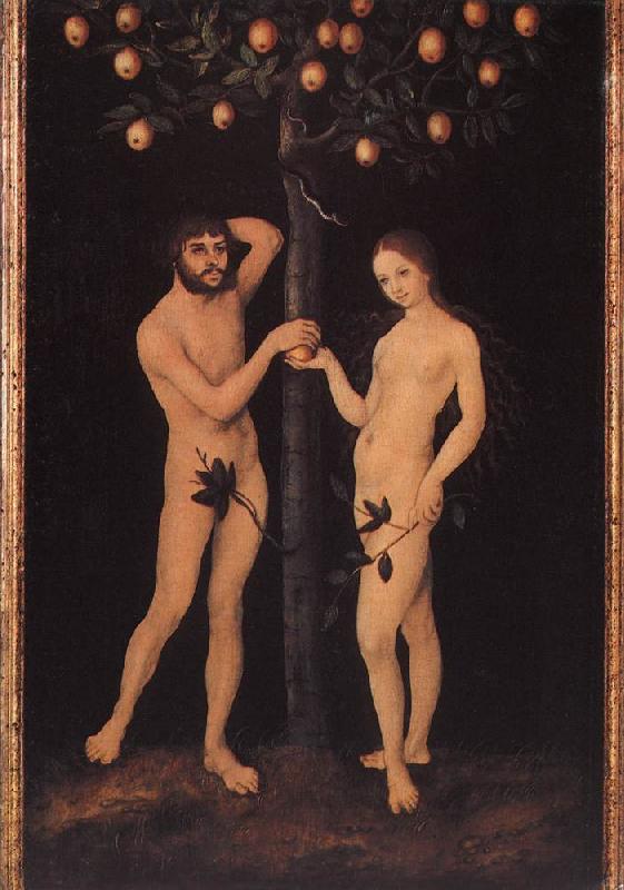 CRANACH, Lucas the Elder Adam and Eve 02